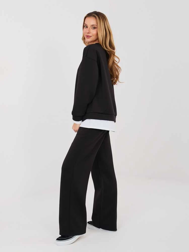 Rue Paris Laisvalaikio kostiumas moterims-IT-KMPL-22230.18-juoda