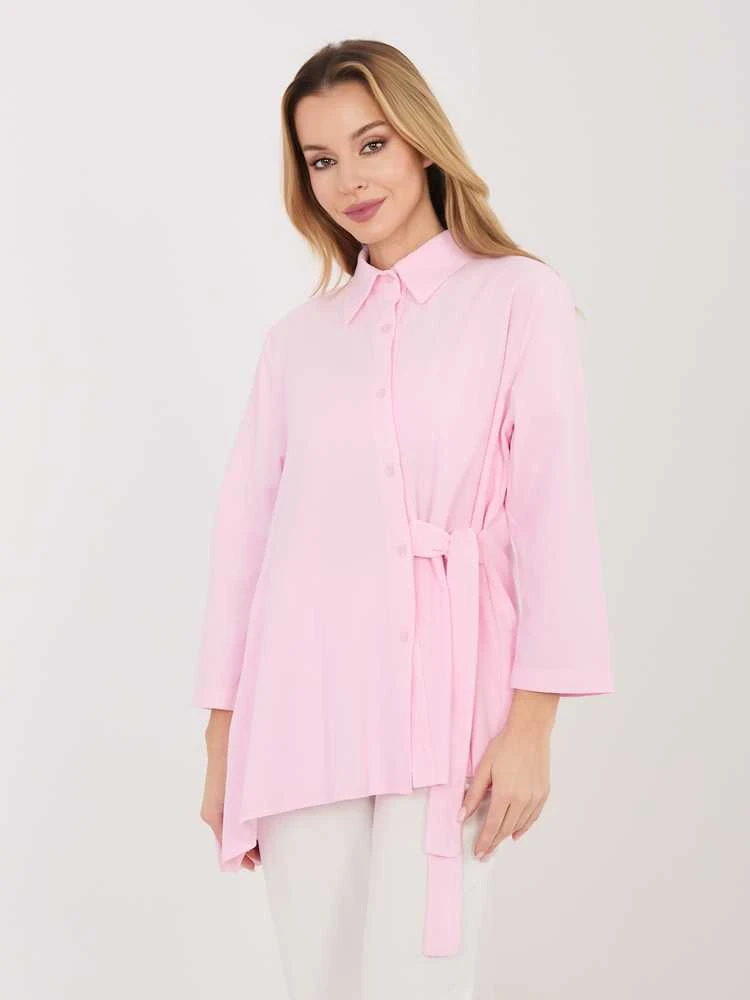 Rue Paris Koszula-IT-KS-FL10188.27-jasny rožinė