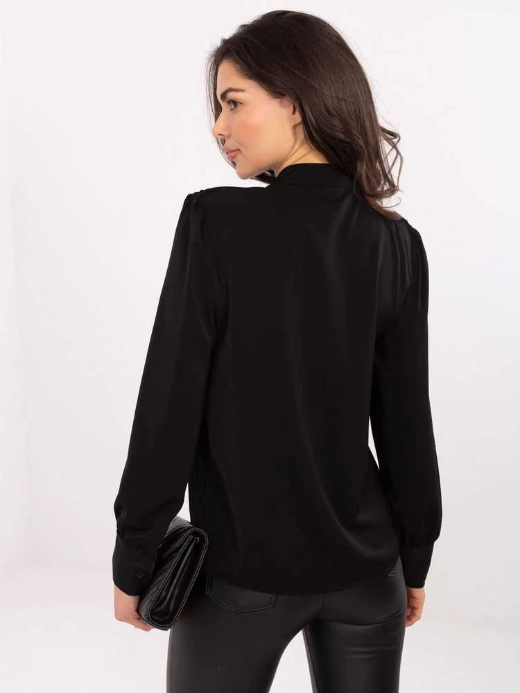 Rue Paris Koszula-MI-KS-3282.53-juoda