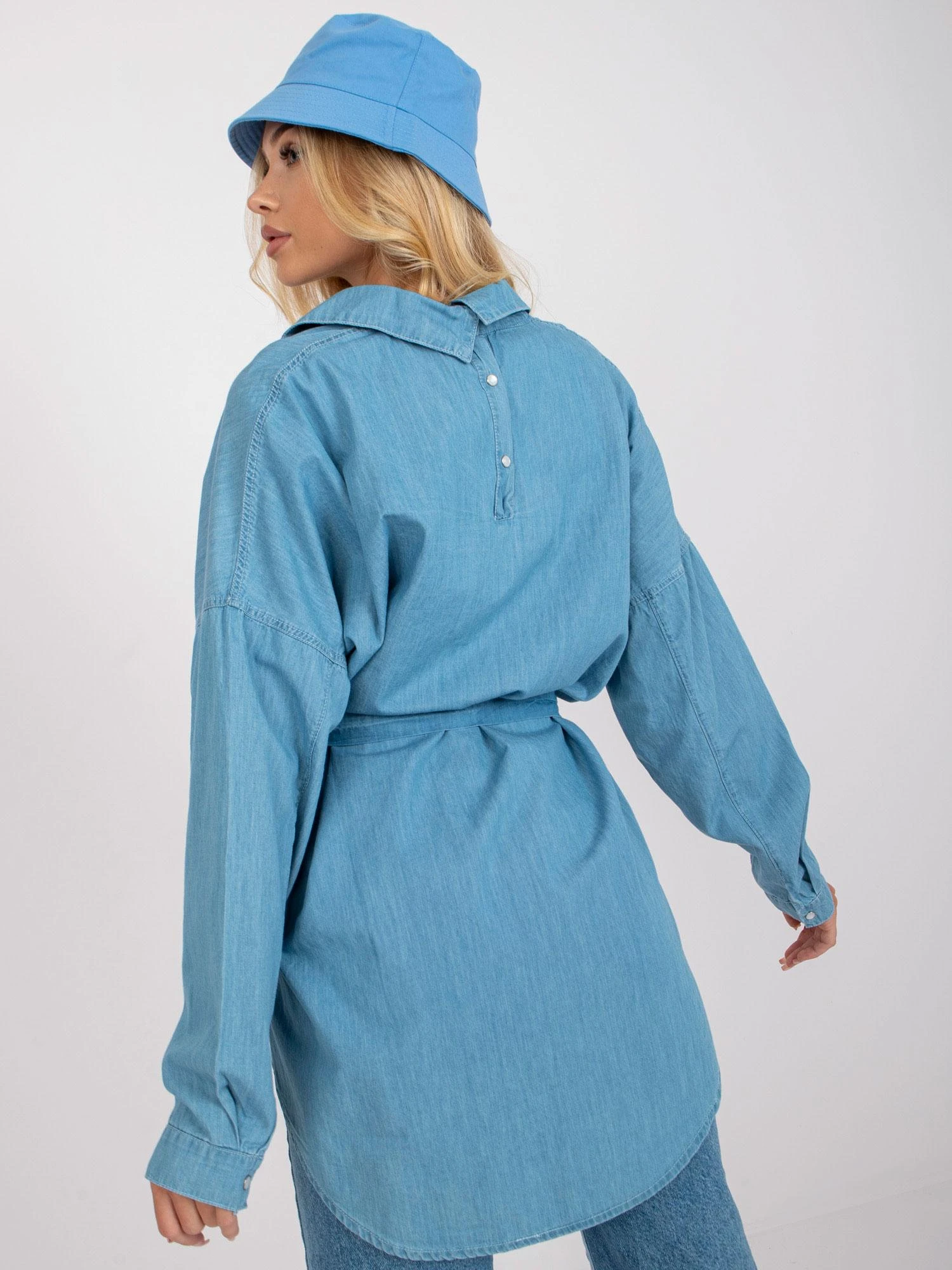 Rue Paris Marškiniai-RO-KS-GMK-2303.44-mėlyni