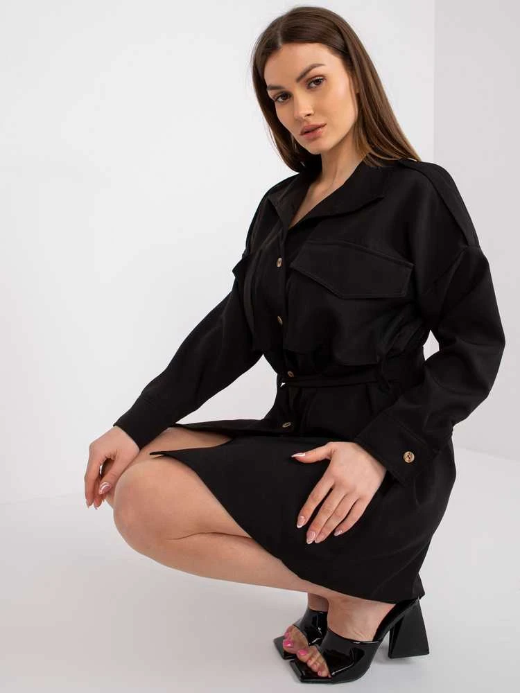 Rue Paris Marškiniai-CHA-KS-3954.89-juodi