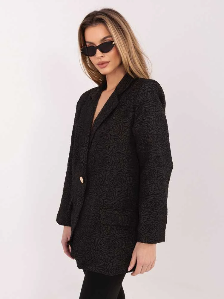 Rue Paris Švarkas moterims -IT-MA-21839.10-juoda