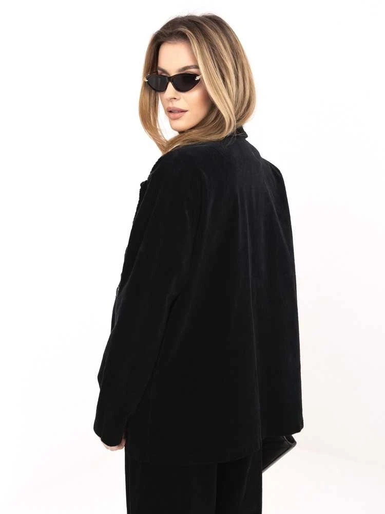 Rue Paris Švarkas moterims -IT-MA-FL9958.90-juoda
