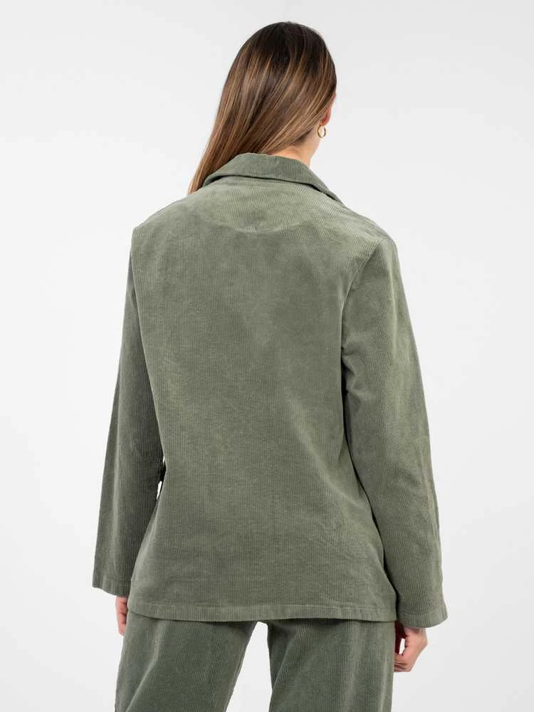 Rue Paris Švarkas moterims -IT-MA-FL9958.90-khaki