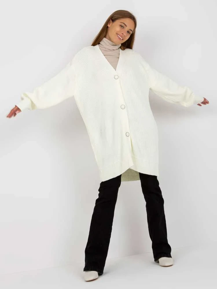 Rue Paris Megztinis-LC-SW-0267.06X-ecru