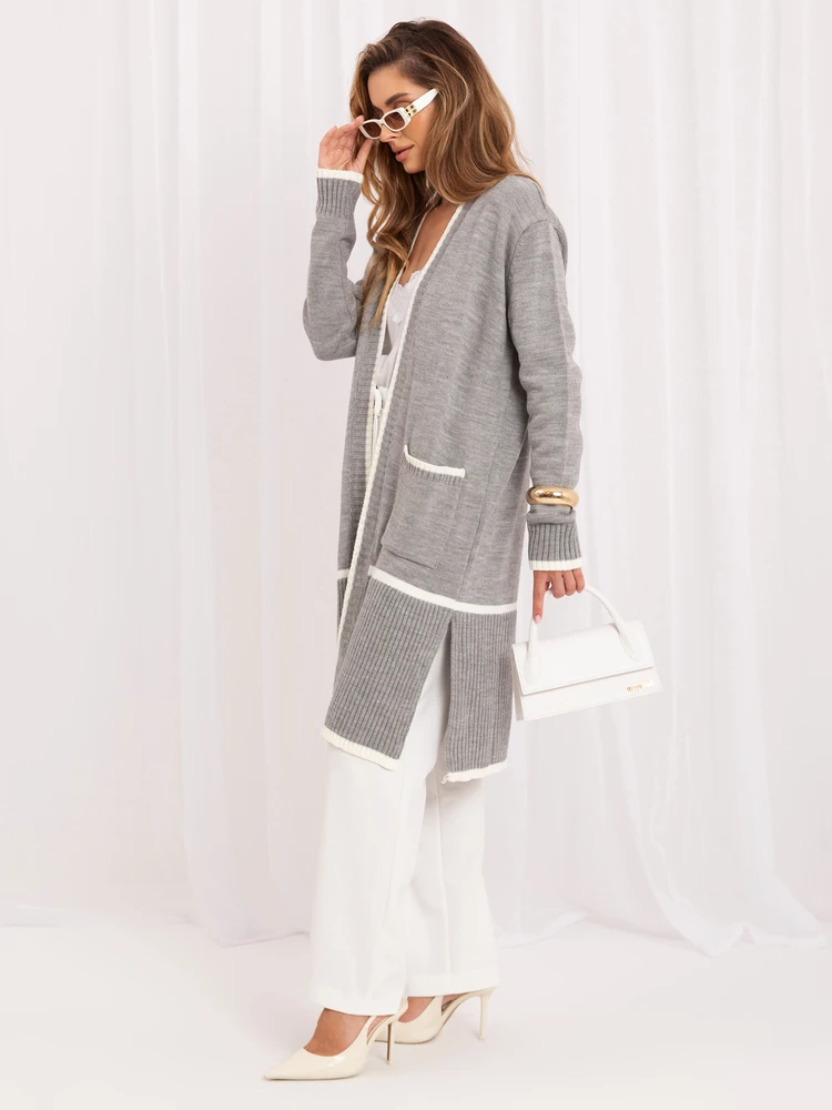 Rue Paris Megztinis-LC-SW-0340.42P-pilka