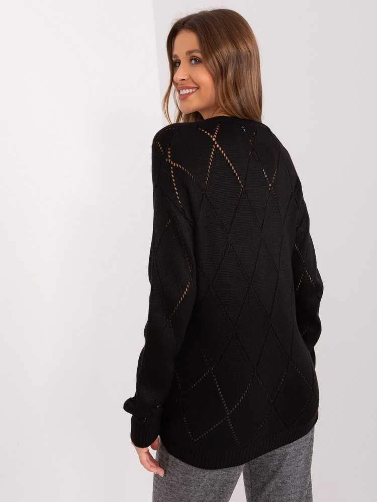 Rue Paris Megztinis-LC-SW-A10-1,23X-juodas
