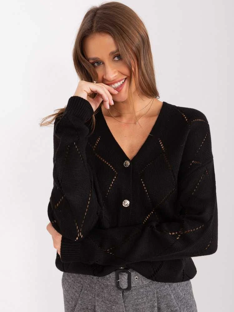 Rue Paris Megztinis-LC-SW-A10-1,23X-juodas