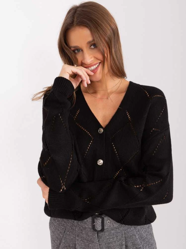Rue Paris Megztinis-LC-SW-A10-1,23X-juodas