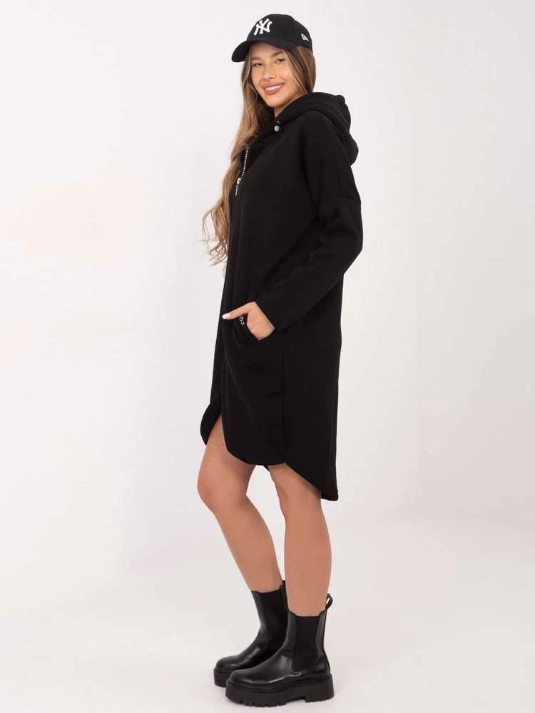 Rue Paris Megztinis-RV-BL-4858-1.99P-juodas