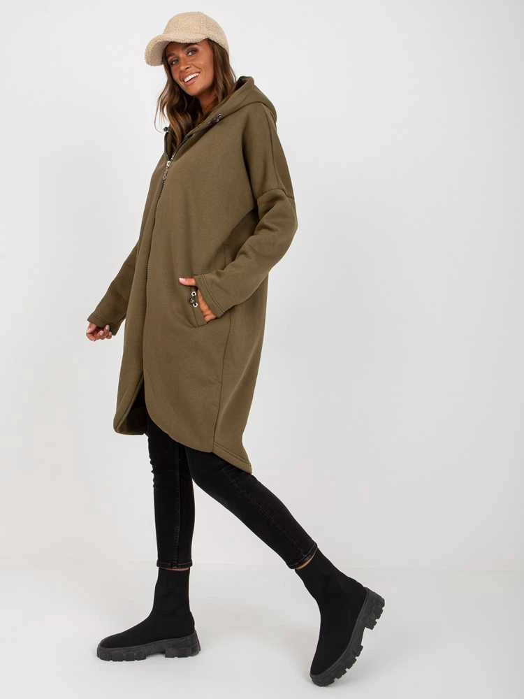 Rue Paris Megztinis-RV-BL-4858-1,99P-khaki