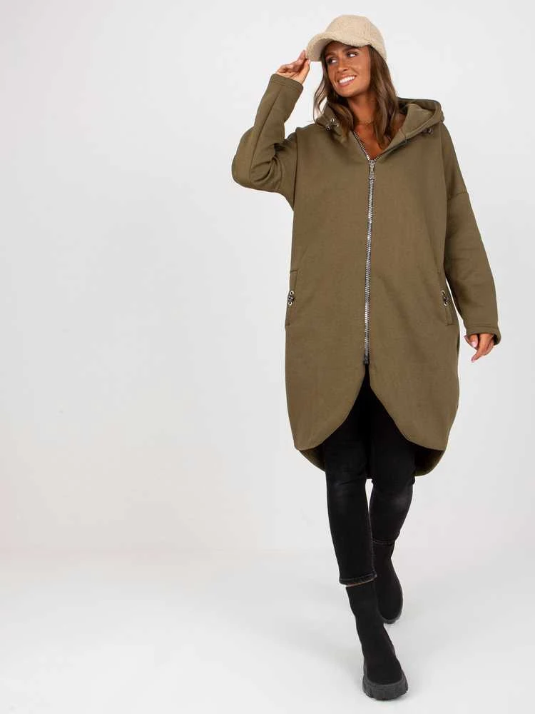 Rue Paris Megztinis-RV-BL-4858-1,99P-khaki
