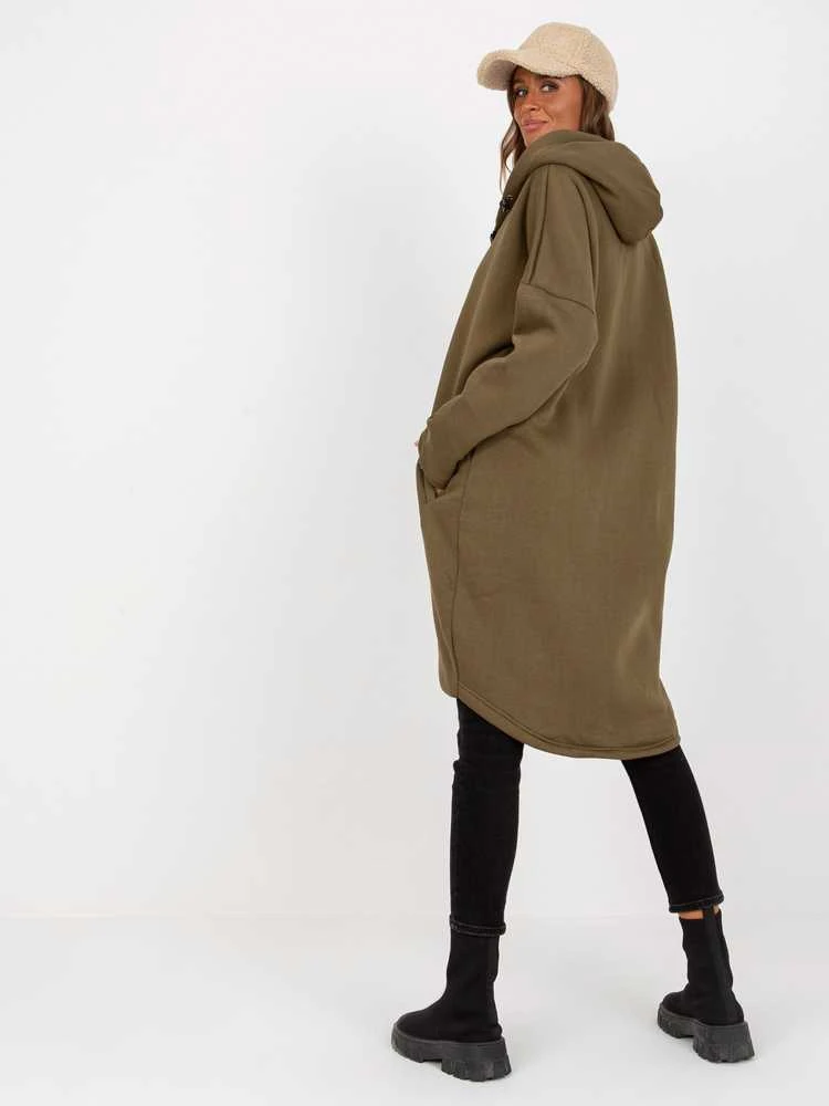 Rue Paris Megztinis-RV-BL-4858-1,99P-khaki