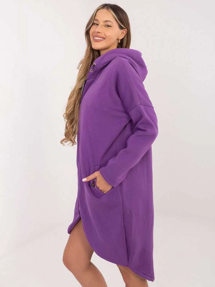 Rue Paris Megztinis-RV-BL-4858-1.99P-violetinė