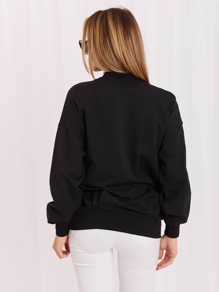 Rue Paris Megztinis-RV-BL-7323.00X-juodas