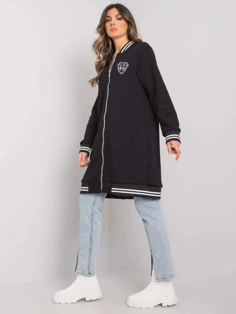 Rue Paris Megztinis-RV-BL-7350.28-juodas