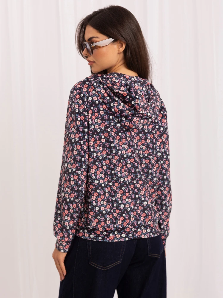 Rue Paris Megztinis-RV-BL-8121.29 tamsiai mėlynas