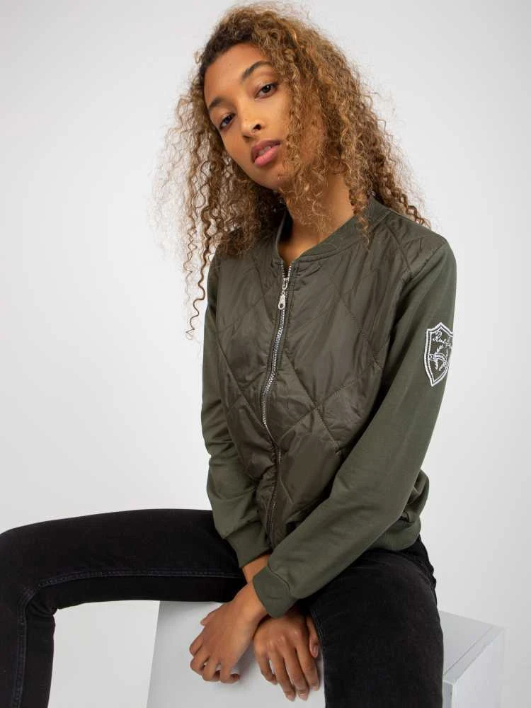 Rue Paris Megztinis-RV-BL-8225.88-khaki