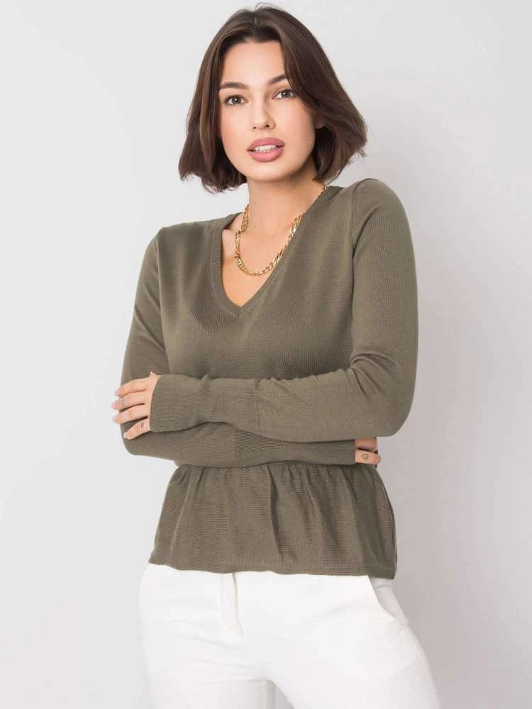 Rue Paris Palaidinė-259-BZ-22513.73-khaki