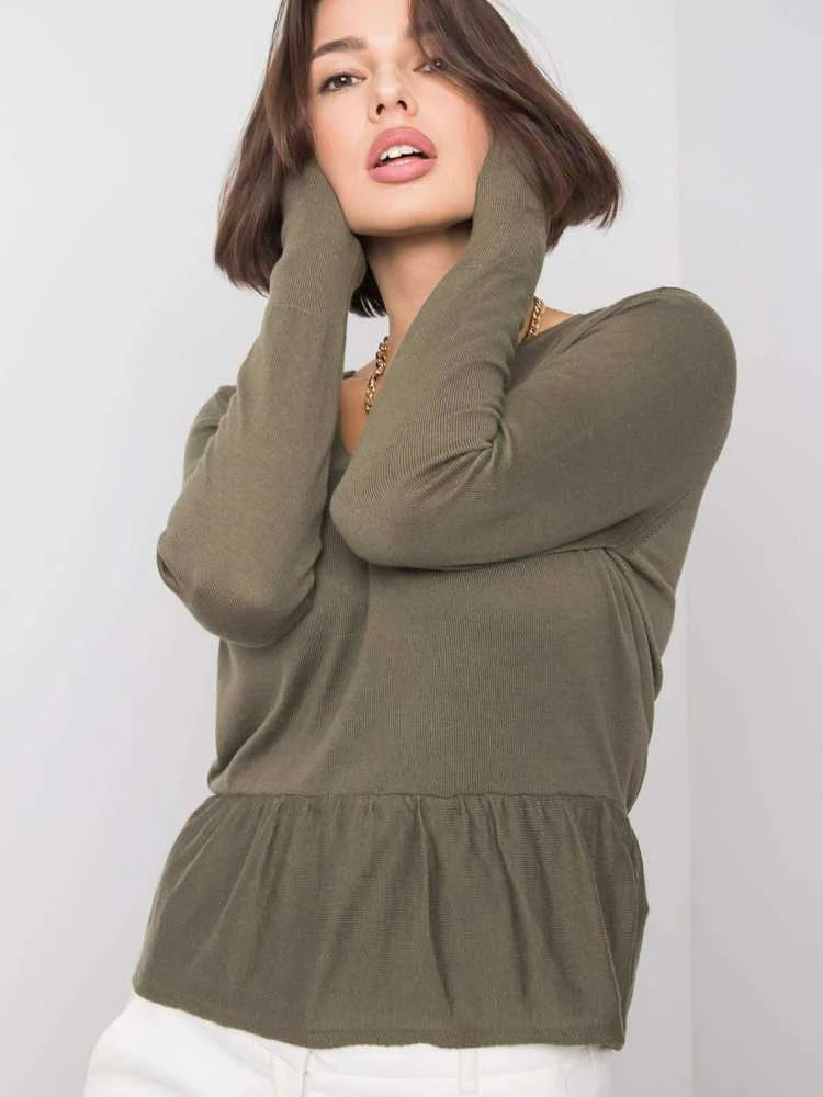 Rue Paris Palaidinė-259-BZ-22513.73-khaki
