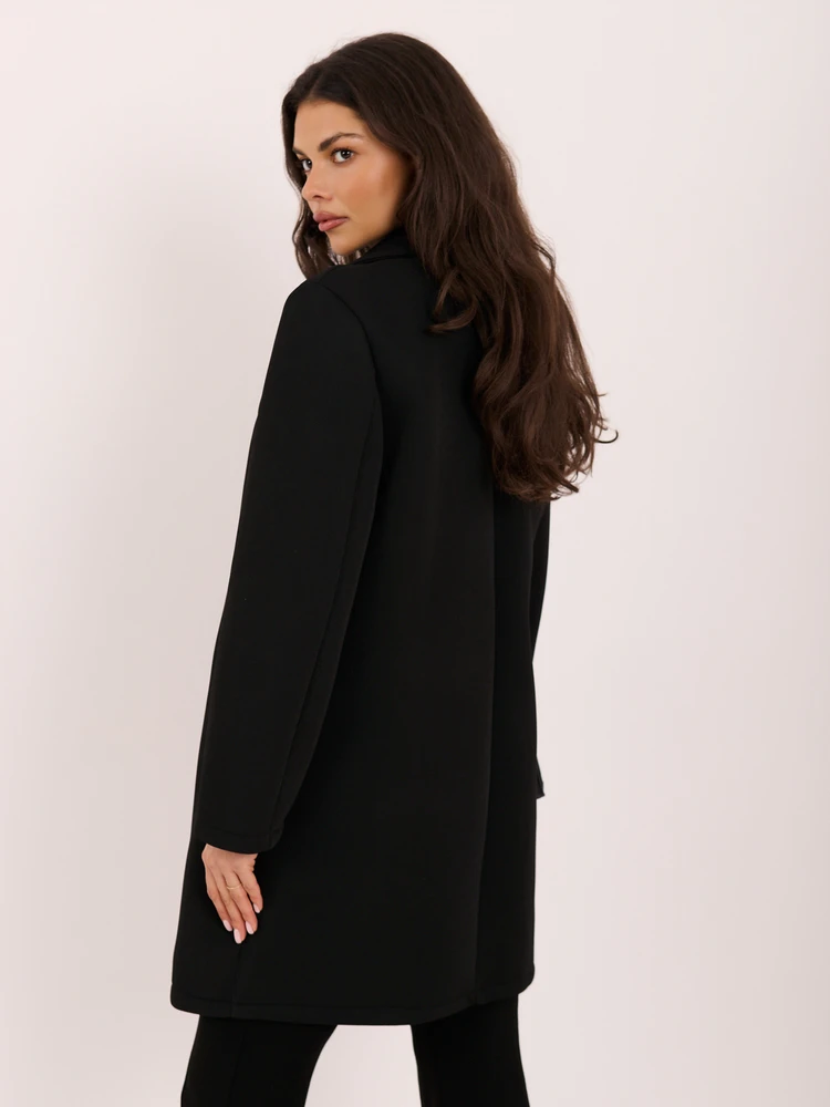 Rue Paris Paltas moterims IT-PL-FL8153-1.06 juodos spalvos