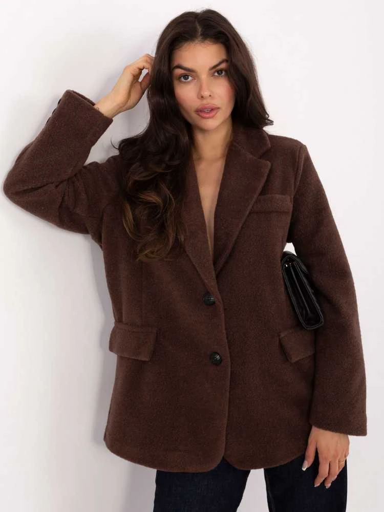 Rue Paris Paltas moterims -IT-PL-FL7696.16-ruda