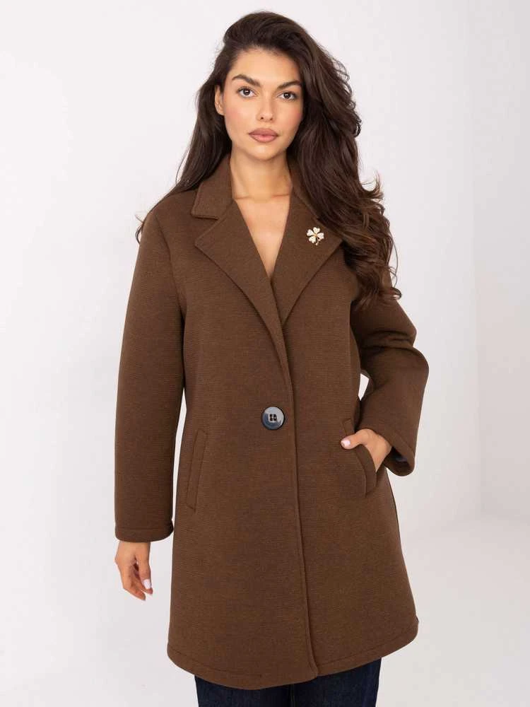 Rue Paris Paltas moterims IT-PL-FL8153.60-ruda