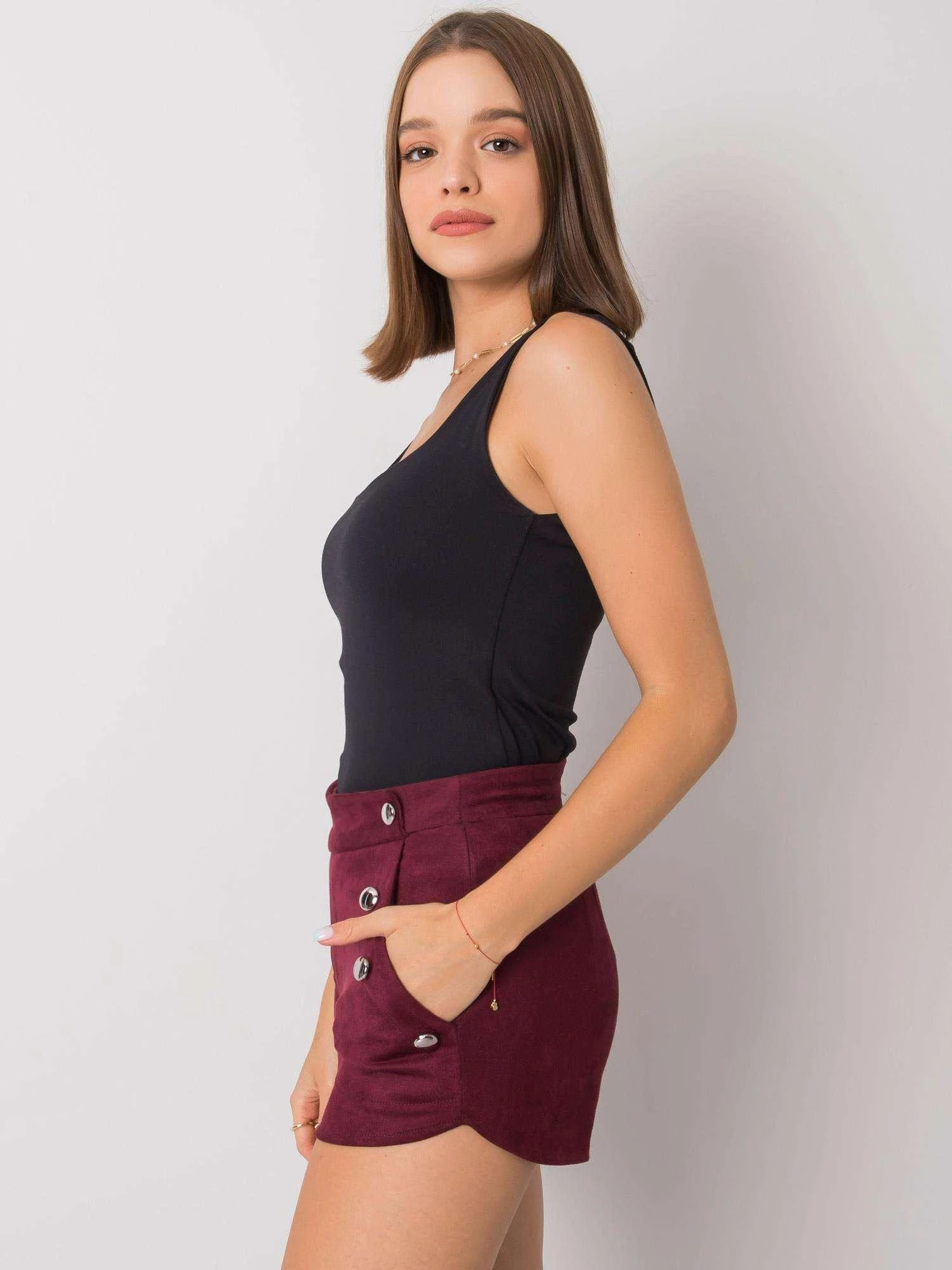 Rue Paris Šortai-CHA-SN-1257.89P-bordo