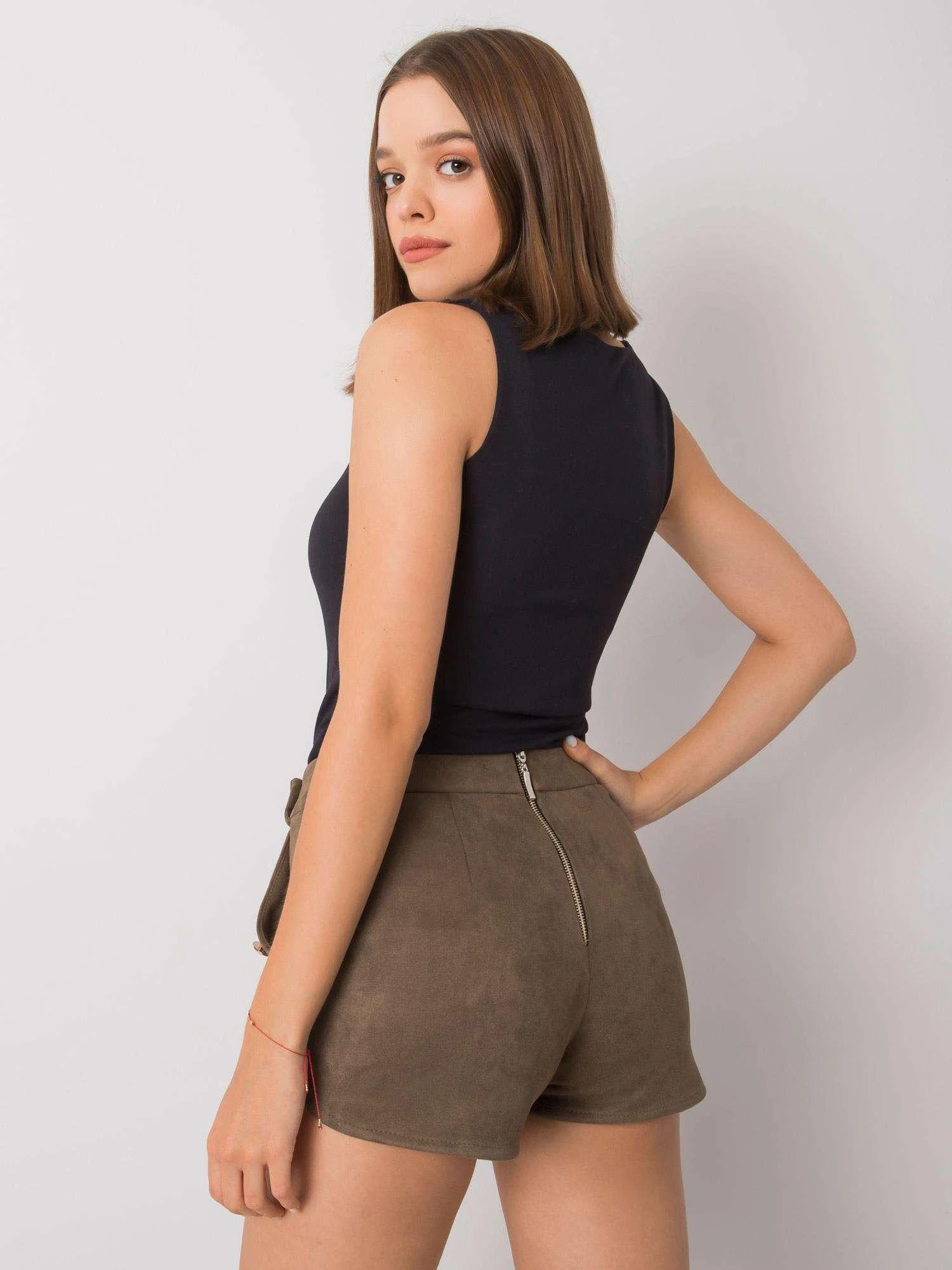 Rue Paris Šortai-CHA-SN-1257.89P-khaki