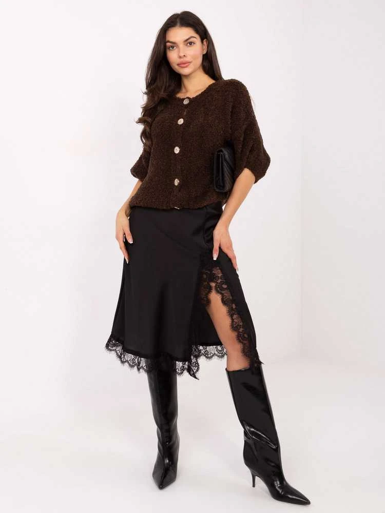 Rue Paris Spódnica-MI-SD-3275.57-juoda