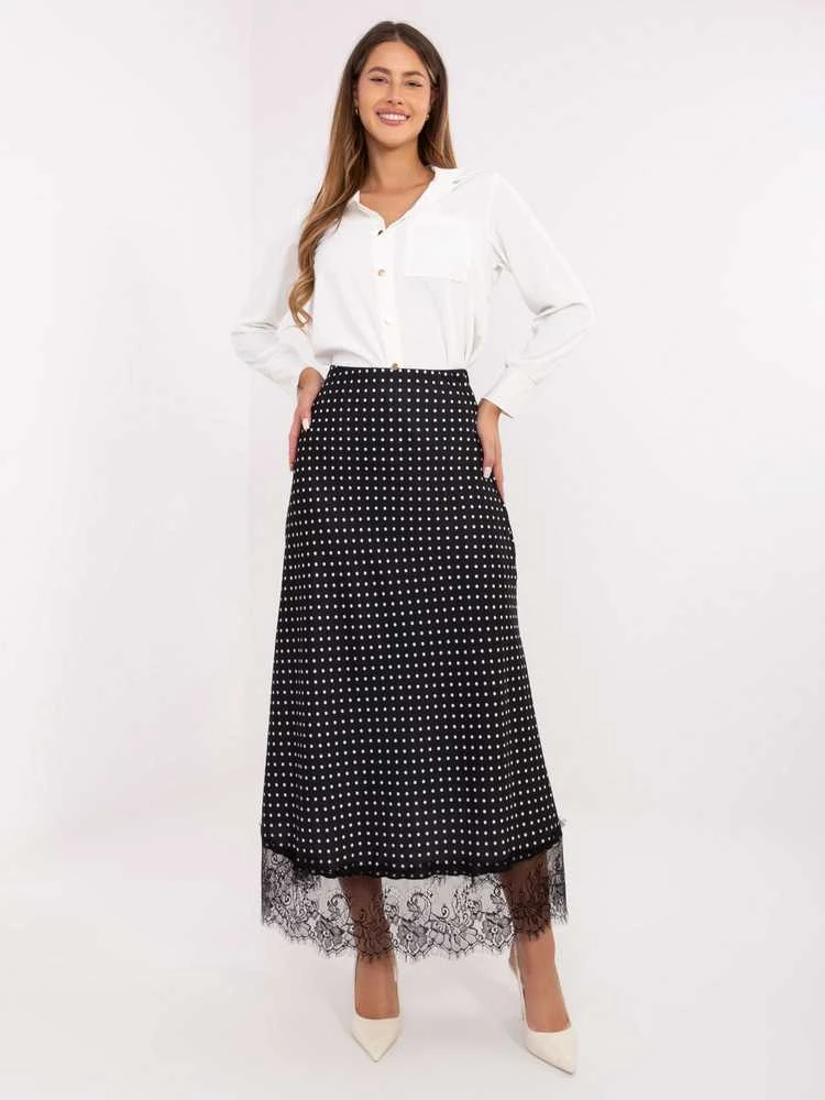 Rue Paris Spódnica-MI-SD-4213.52-juoda
