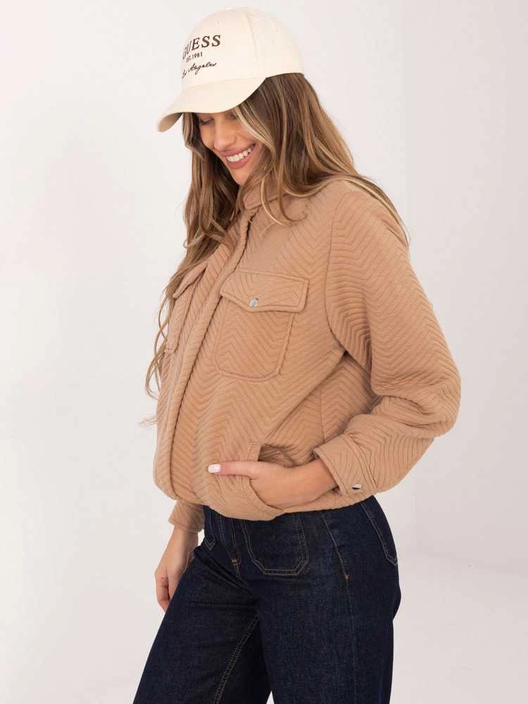 Rue Paris Striukė moterims-RV-KR-007.95P-camelowy