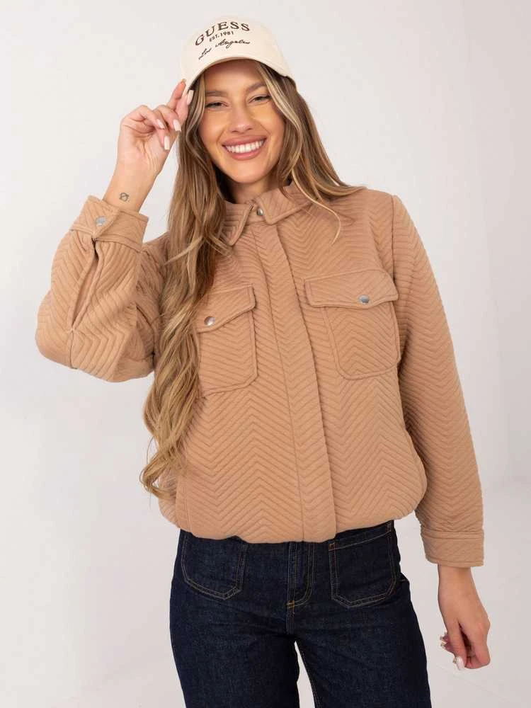 Rue Paris Striukė moterims-RV-KR-007.95P-camelowy