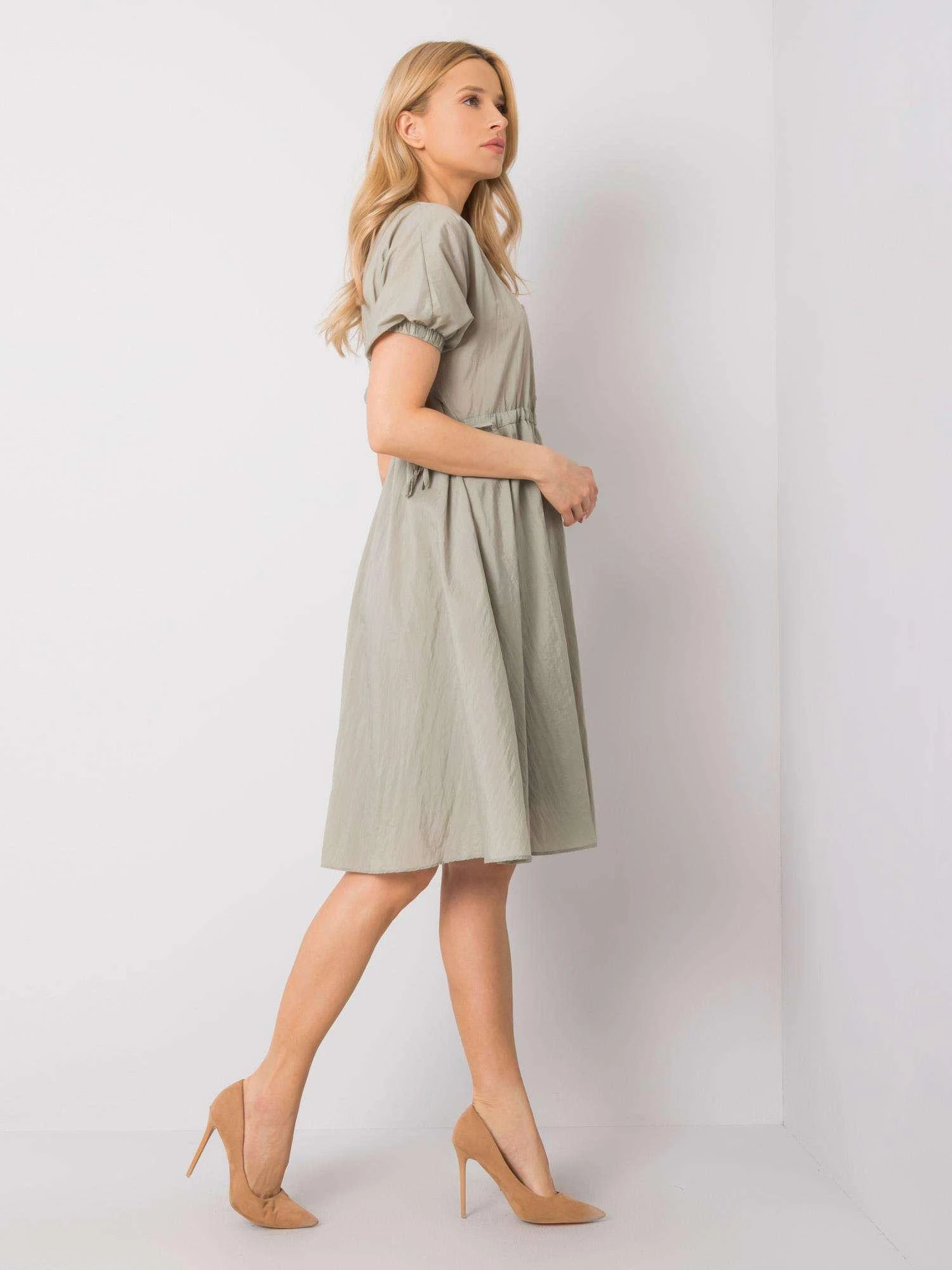 Rue Paris Suknelė-217-SK-25663.03-khaki