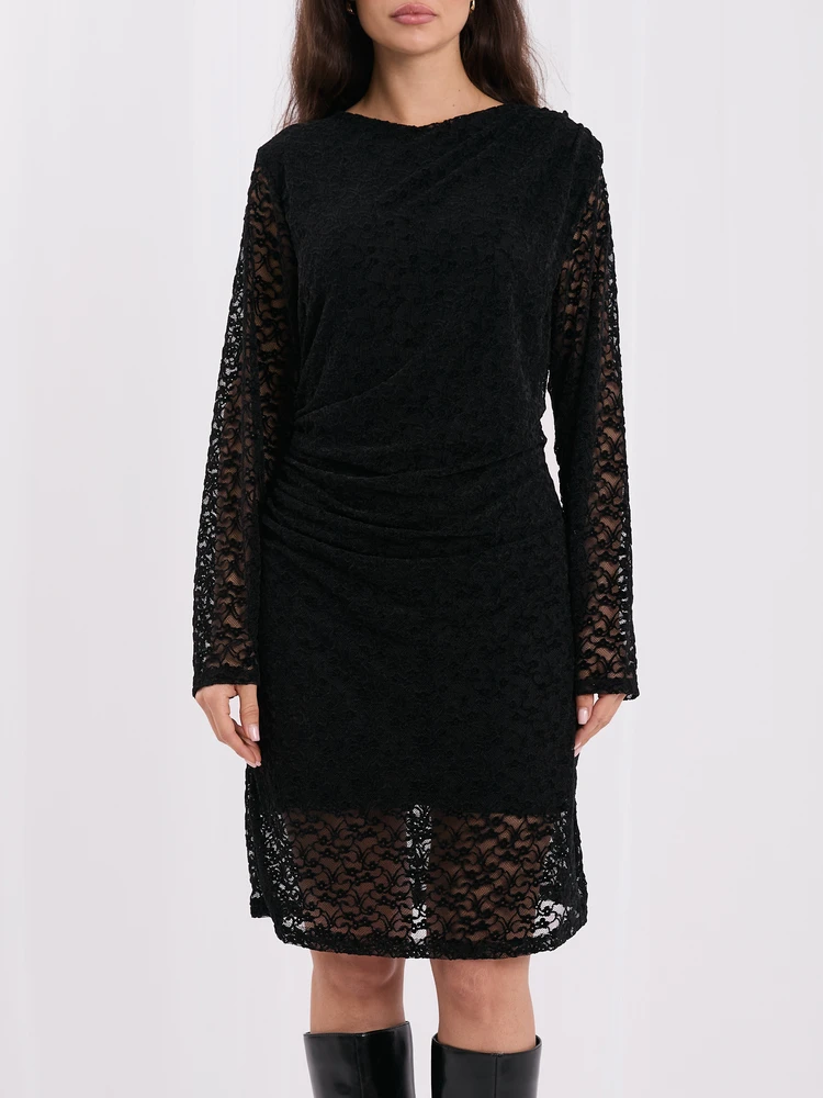Rue Paris Sukienka-IT-SK-21615.66-juoda