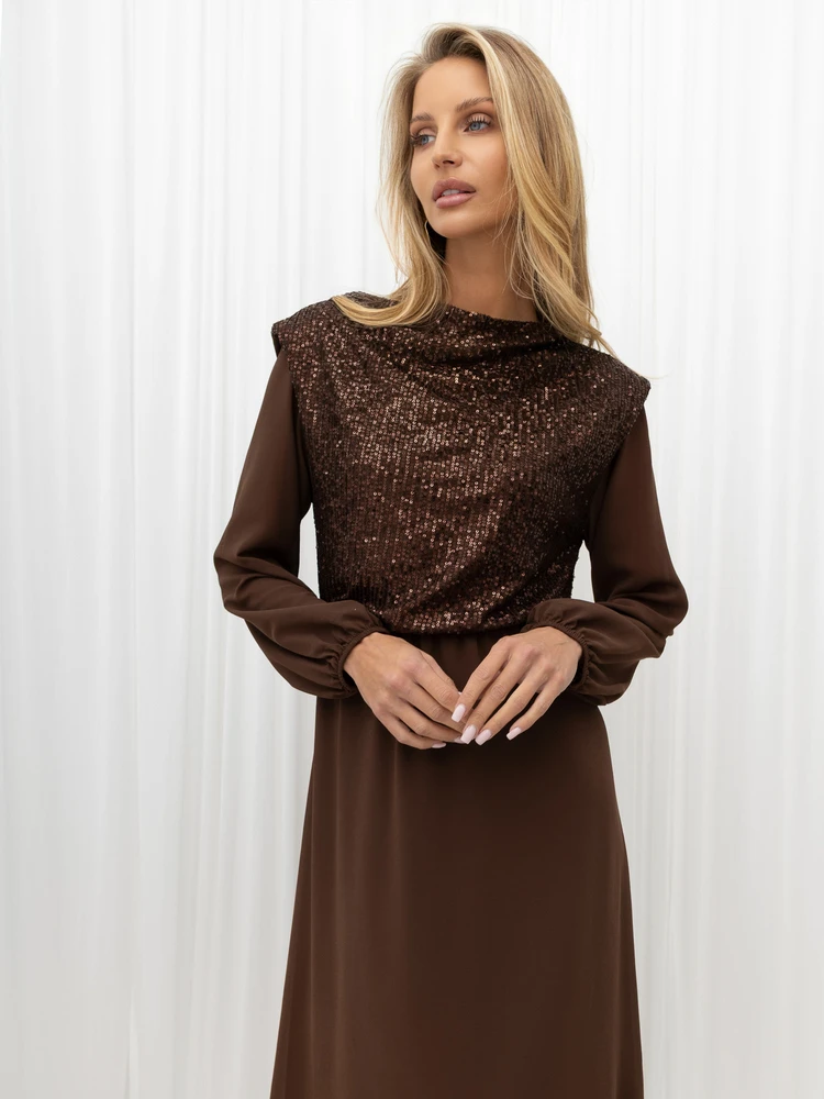 Rue Paris Sukienka-IT-SK-21832.99-ruda