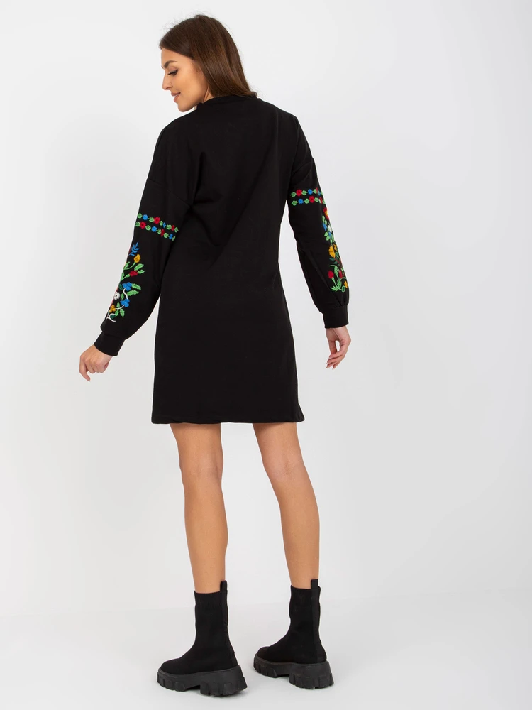 Rue Paris Sukienka-MB-SK-8023.26-juoda