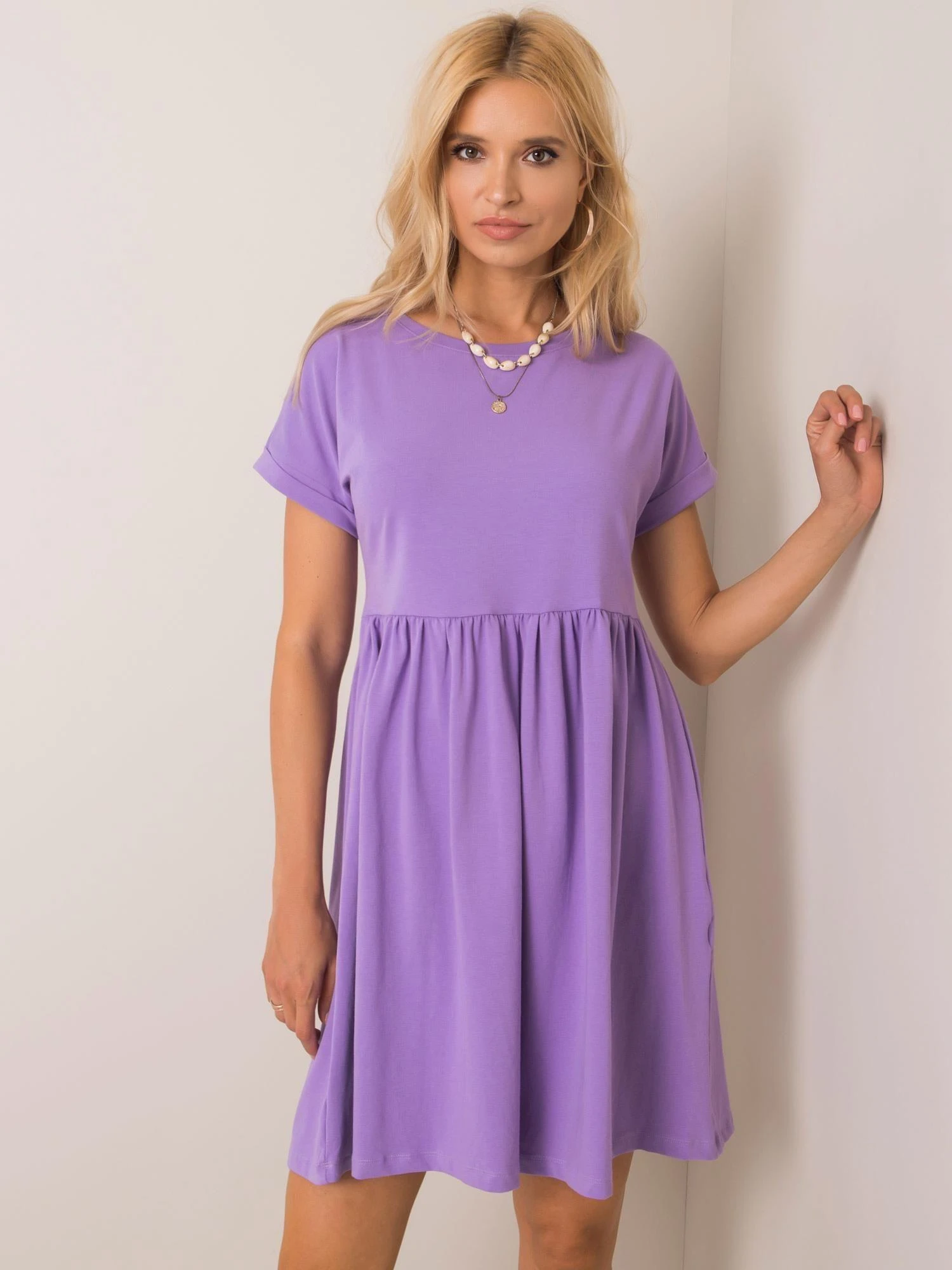 Rue Paris Suknelė-RV-SK-5672.03P-violetinė