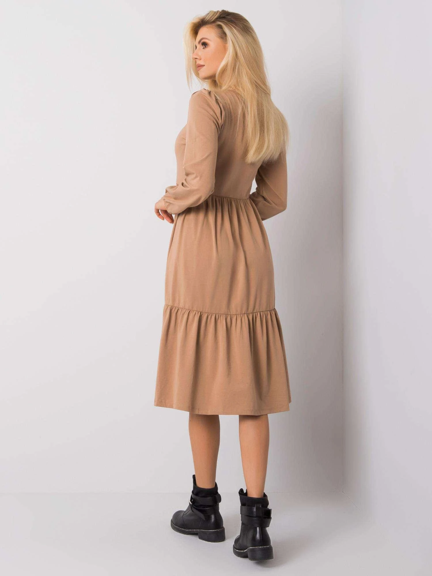 Rue Paris Suknelė-RV-SK-5832.18X-camel