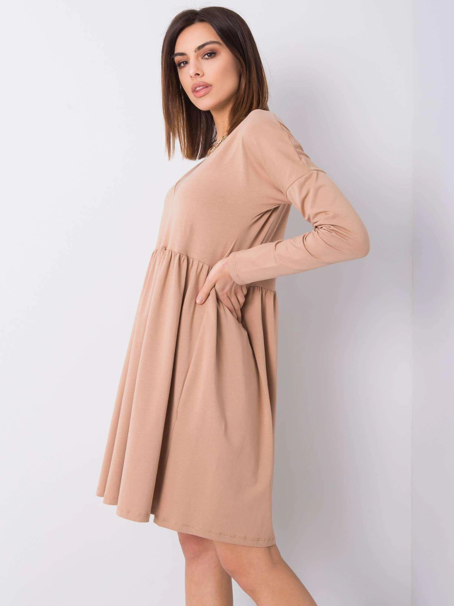 Rue Paris Suknelė-RV-SK-6008.19X-camel