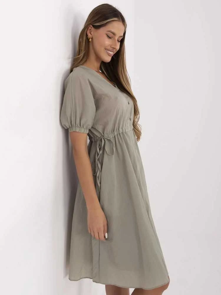 Rue Paris Suknelė-217-SK-25663.03-khaki