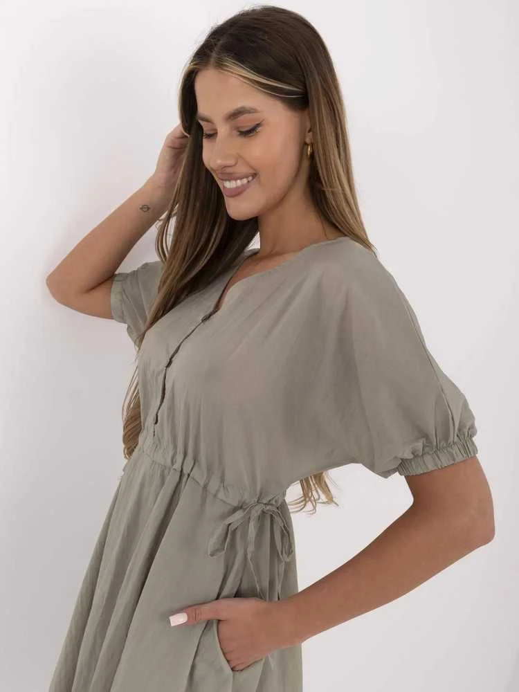 Rue Paris Suknelė-217-SK-25663.03-khaki