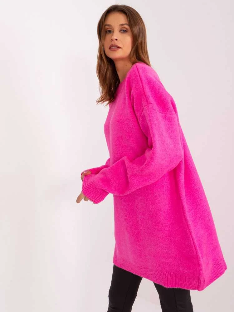 Rue Paris Suknelė-LC-SK-0568.70P-fluo rožinė