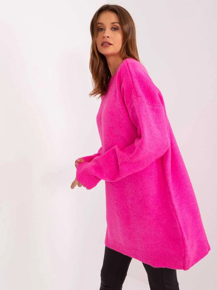 Rue Paris Suknelė-LC-SK-0568.70P-fluo rožinė