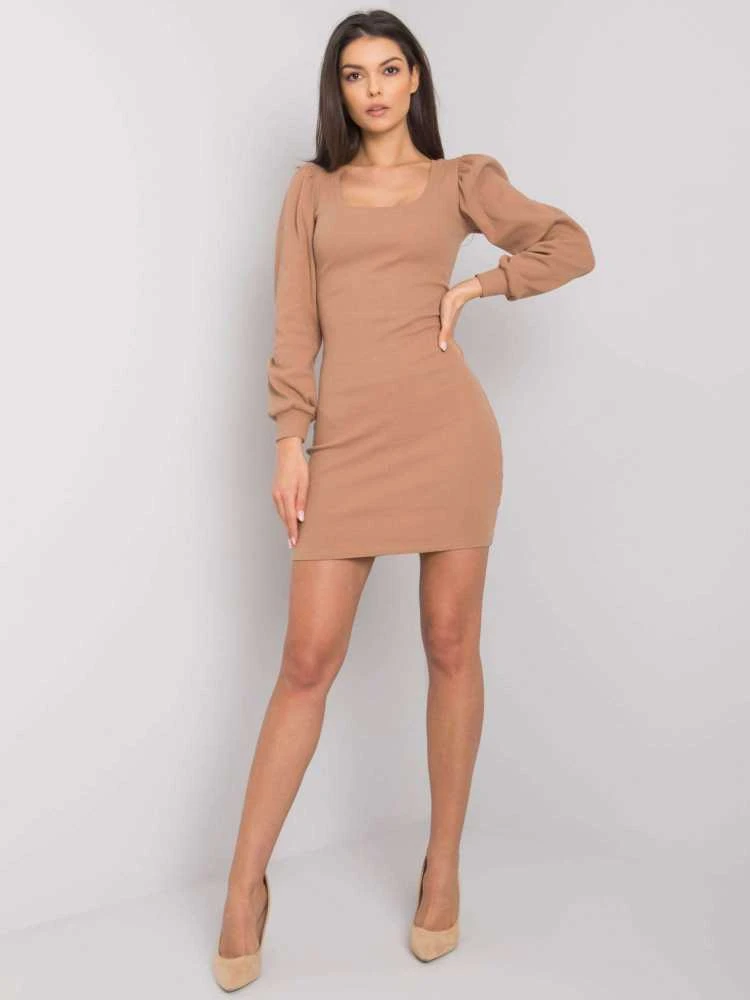Rue Paris Suknelė-RV-SK-7280.34X-camel
