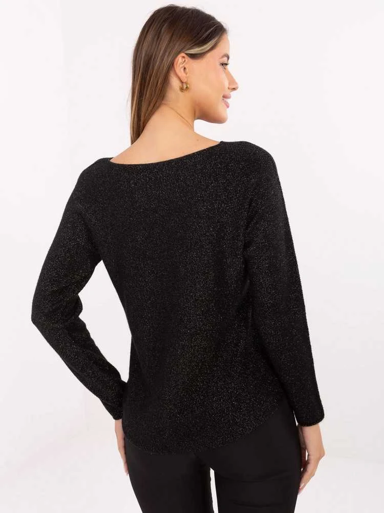 Rue Paris Sweter-IT-SW-0110.84-juoda