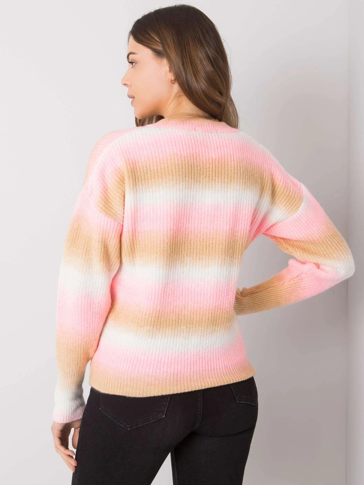 Rue Paris Sweter-LC-SW-0022.20-rožinė