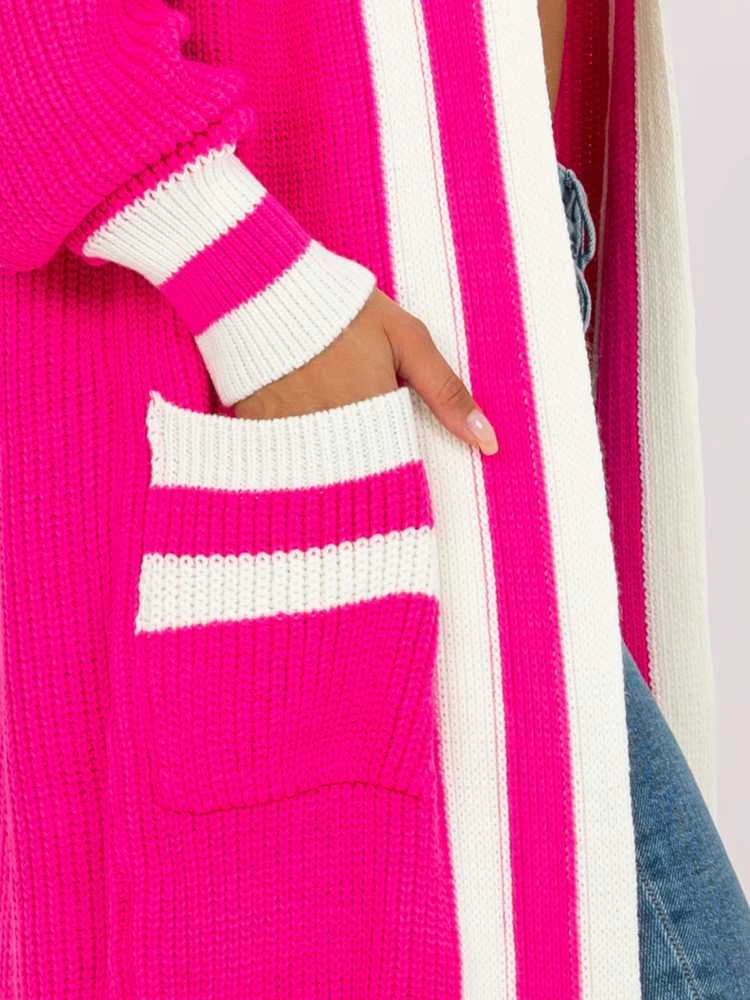 Rue Paris Megztinis-LC-SW-0291.06X-fluo rožinis