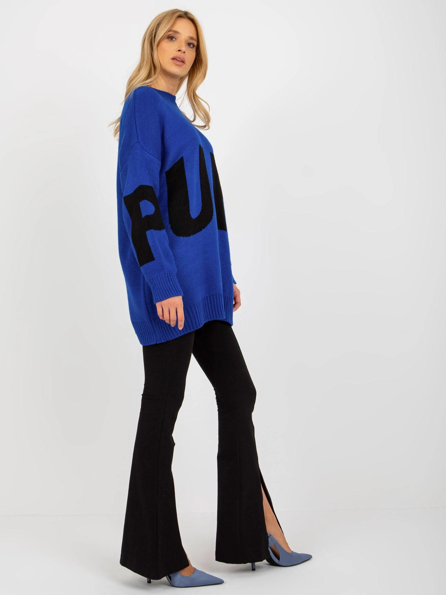 Rue Paris Megztinis-LC-SW-8050.95P-kobaltas