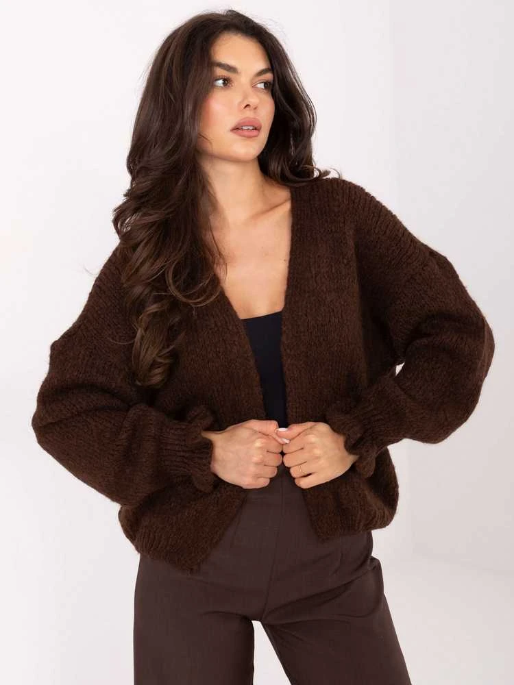 Rue Paris Sweter-MI-SW-0904.82-ciemny ruda